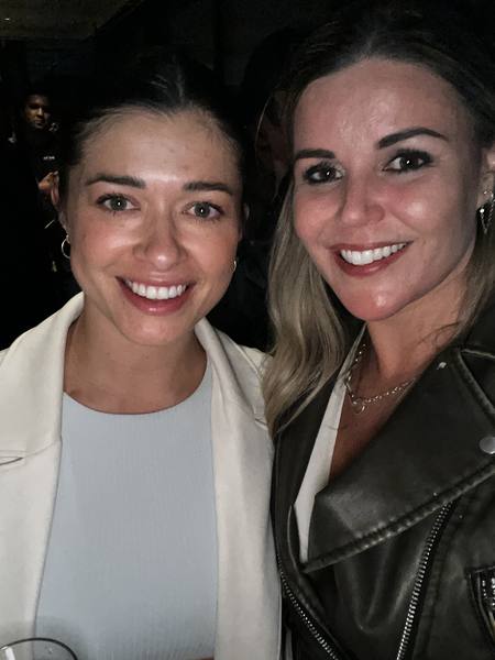 Briar Jessica with a colleague at an industry event